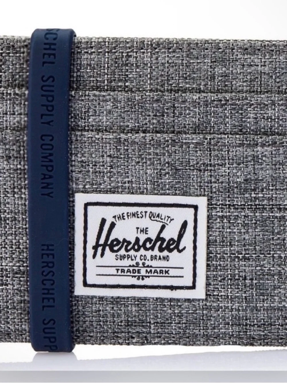 Herschel Supply Company Gray Textured RFID Card Holder - Picture 6 of 7